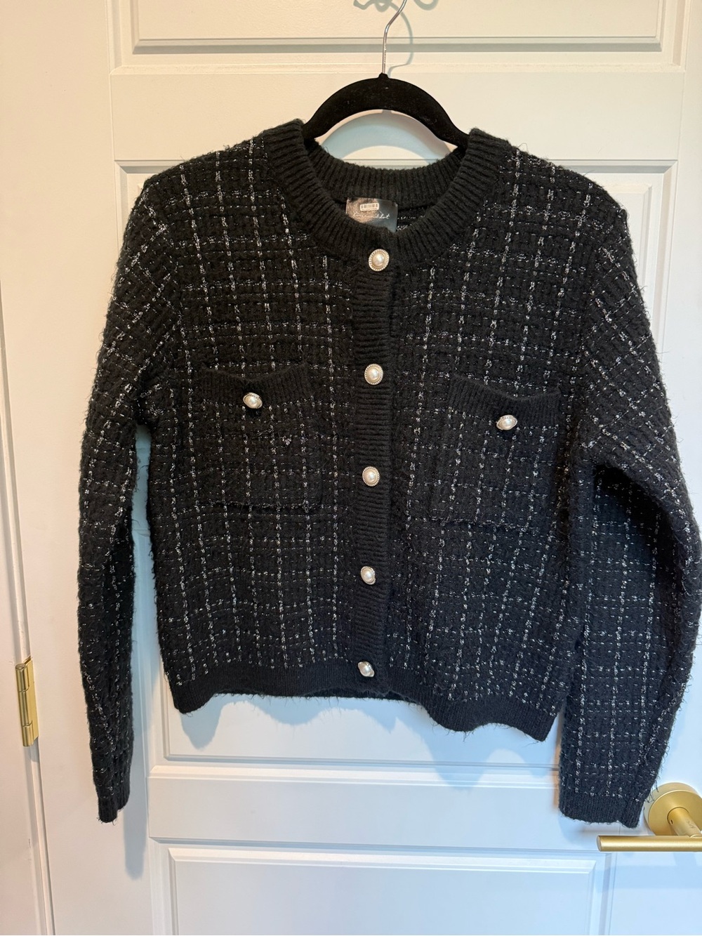 Line + Dot Alexis Plaid Cardigan